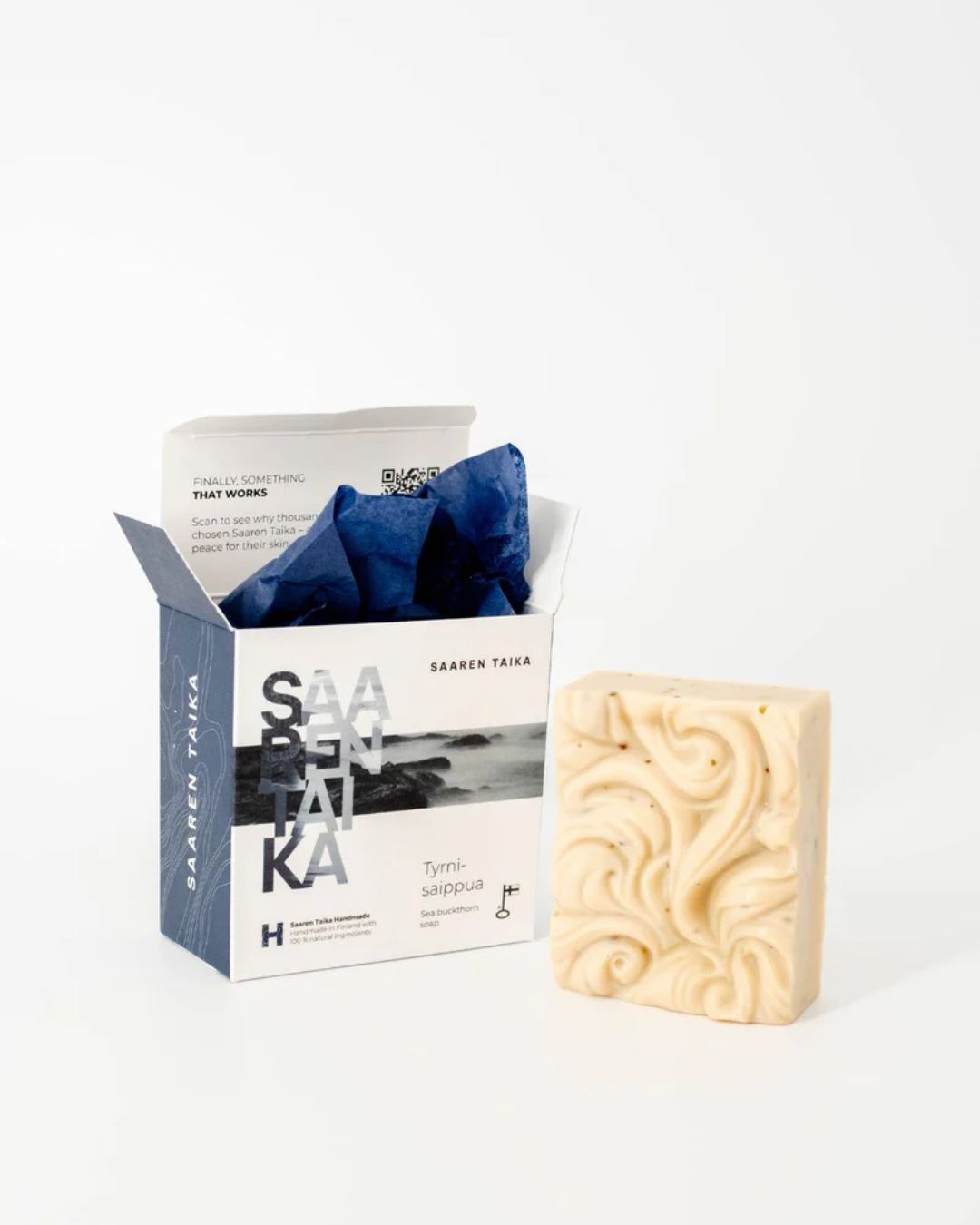 Sea Buckthorn Soap, moisturizing, suitable for rosacea and sensitive skin, 100% natural, vegan