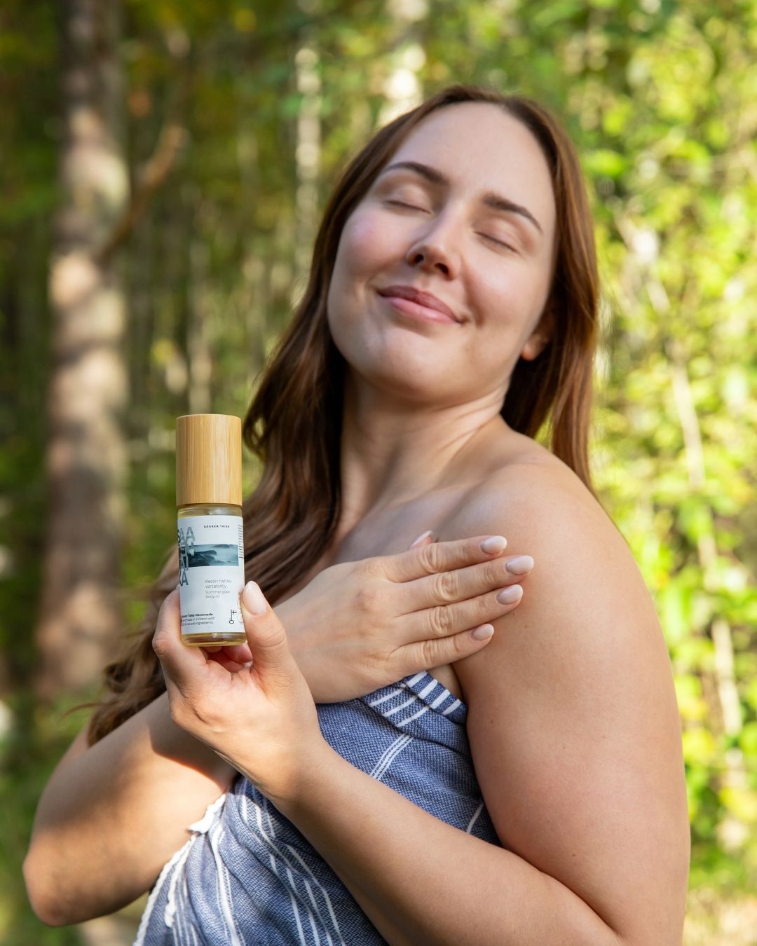 Summer Glow Body Oil, divinely scented, fast-absorbing dry oil for body, 100% natural, vegan, 50 ml